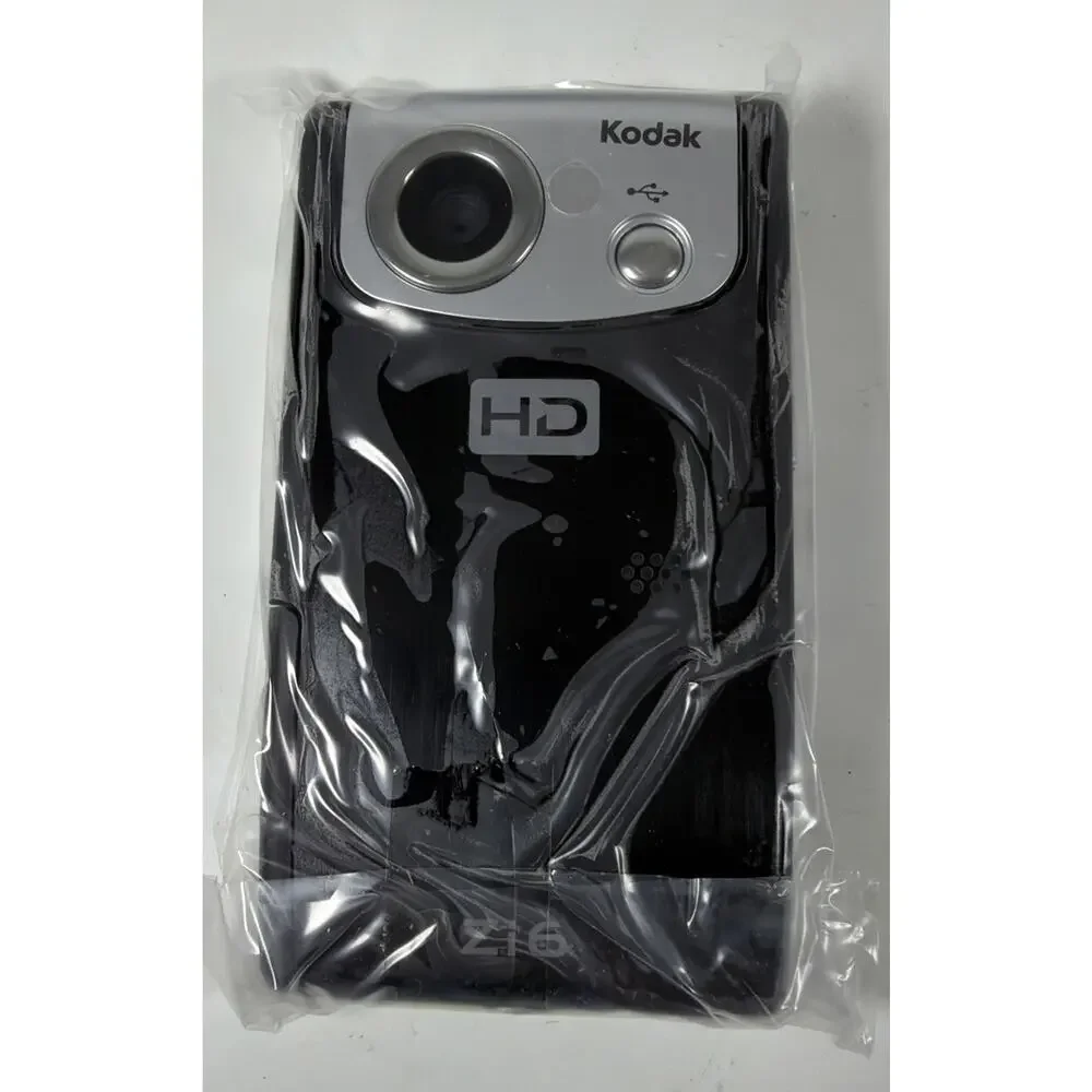 Kodak Zi6 Pocket Video Camera Black 720p HD - New Open Box
